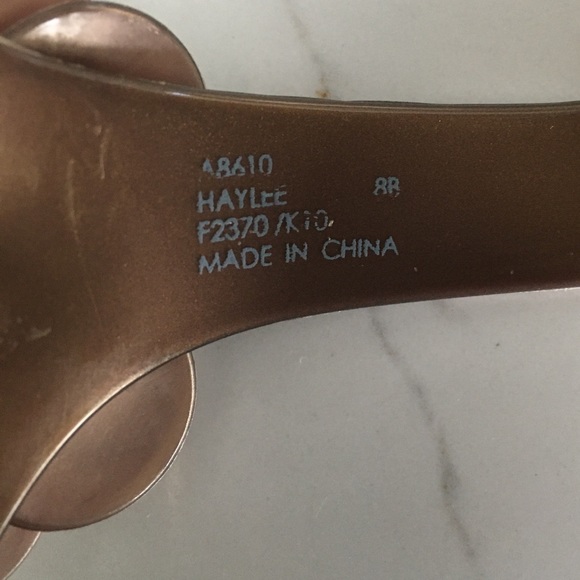 Coach Bronze Sandals - Picture 3 of 6